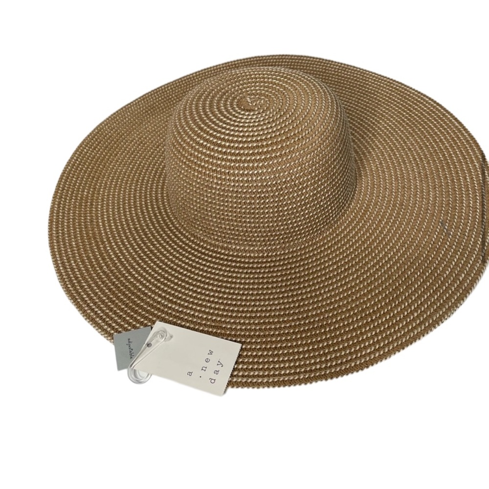 Women' Wide Brim Traw Hat - a New Day™ One Size - Picture 4 of 7